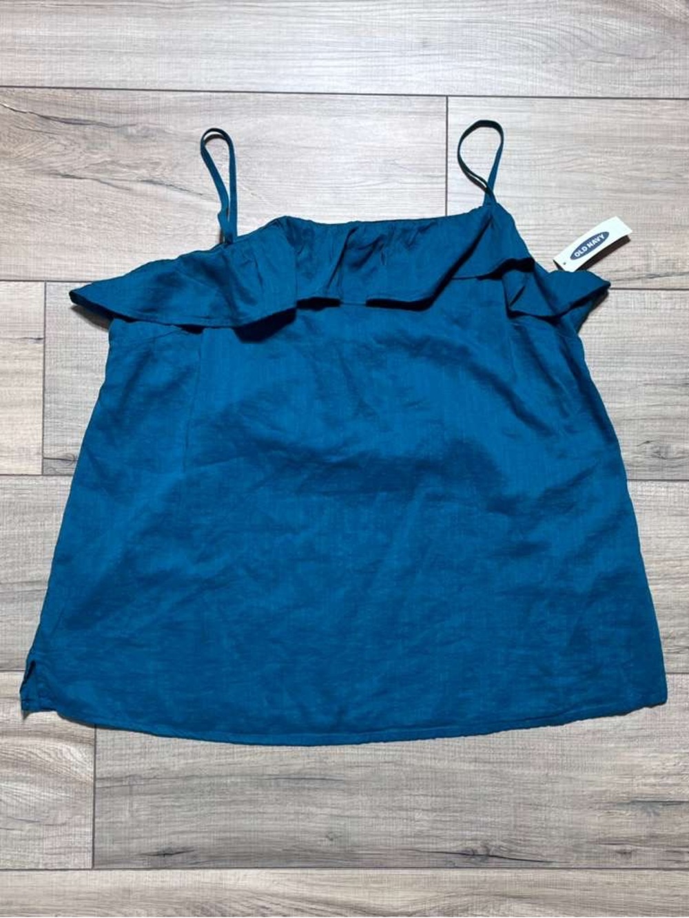 Old Navy Womens‎ Cami Tank Top Size Large Dark Teal Adjustable Straps